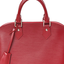 Load image into Gallery viewer, AUTHENTIC Louis Vuitton Alma PM Castillan Red Epi PREOWNED (WBA1507)