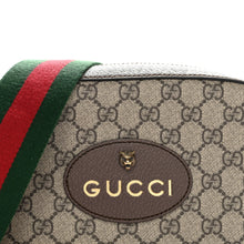 Load image into Gallery viewer, AUTHENTIC Gucci GG Supreme Monogram Web Neo Vintage Shoulder Bag Beige New Acero Crop PREOWNED (WBA1541)
