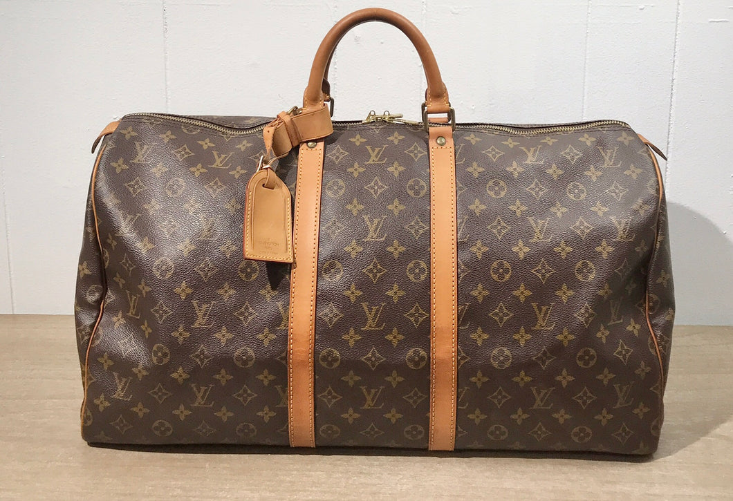 AUTHENTIC Louis Vuitton Keepall 55 Monogram PREOWNED (PP1068-NB113)