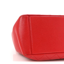 Load image into Gallery viewer, AUTHENTIC Chanel GST Grand Shopping Tote Red Caviar PREOWNED (WBA1565)