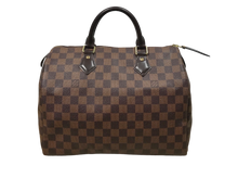 Load image into Gallery viewer, AUTHENTIC Louis Vuitton Speedy 30 Damier Ebene PREOWNED (WBA1065)