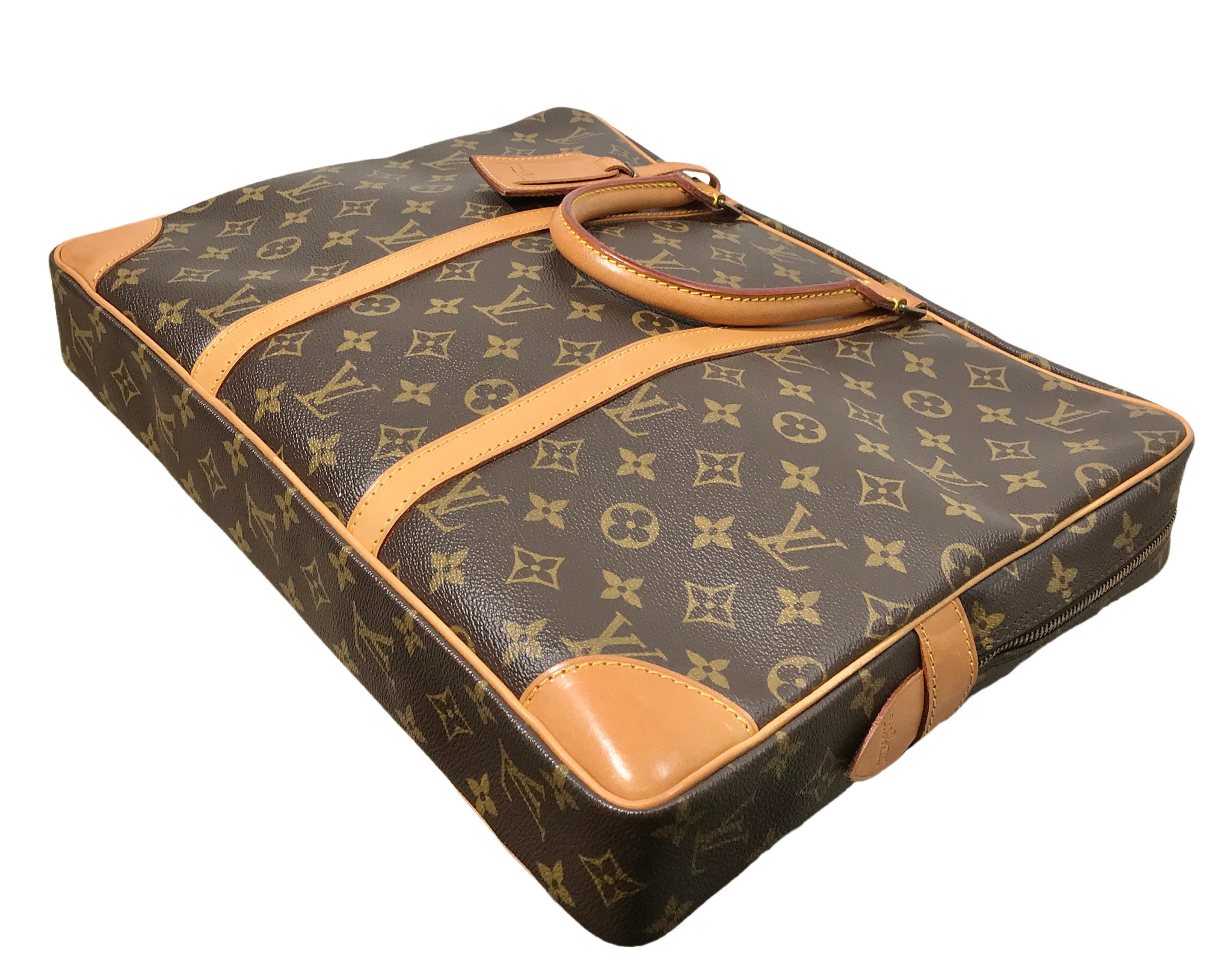 AUTHENTIC Louis Vuitton Porte-Documents Voyage Briefcase Monogram PREO –  Jj's Closet, LLC