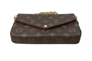 AUTHENTIC Louis Vuitton Felicie Pochette Monogram PREOWNED (WBA1080)