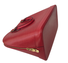 Load image into Gallery viewer, AUTHENTIC Louis Vuitton Alma Castillan Red Epi PM PREOWNED (WBA1295)