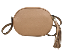 Load image into Gallery viewer, AUTHENTIC Gucci Oval Soho Disco Beige Pebbled Calfskin Crossbody NEW (WBA1325