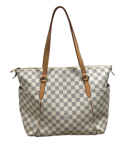 AUTHENTIC Louis Vuitton Totally MM Damier Azur PREOWNED (WBA1282)