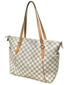 AUTHENTIC Louis Vuitton Totally MM Damier Azur PREOWNED (WBA1282)