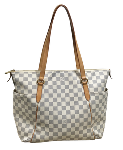 AUTHENTIC Louis Vuitton Totally MM Damier Azur PREOWNED (WBA1282)