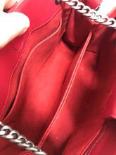 Load image into Gallery viewer, AUTHENTIC Louis Vuitton New Wave Red Calfskin Chain Tote PREOWNED (WBA1349)