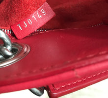 Load image into Gallery viewer, AUTHENTIC Louis Vuitton New Wave Red Calfskin Chain Tote PREOWNED (WBA1349)