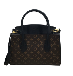 AUTHENTIC Louis Vuitton Florine Black Monogram PREOWNED (WBA1380)