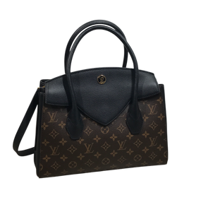 AUTHENTIC Louis Vuitton Florine Black Monogram PREOWNED (WBA1380)