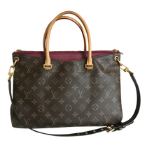 Load image into Gallery viewer, AUTHENTIC Louis Vuitton Pallas Monogram Aurore PREOWNED (WBA1347)
