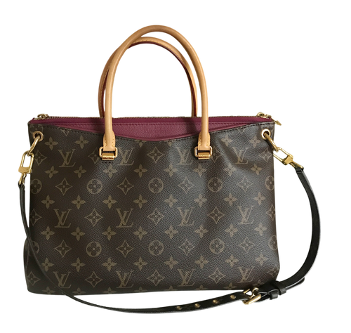 AUTHENTIC Louis Vuitton Pallas Monogram Aurore PREOWNED (WBA1347)