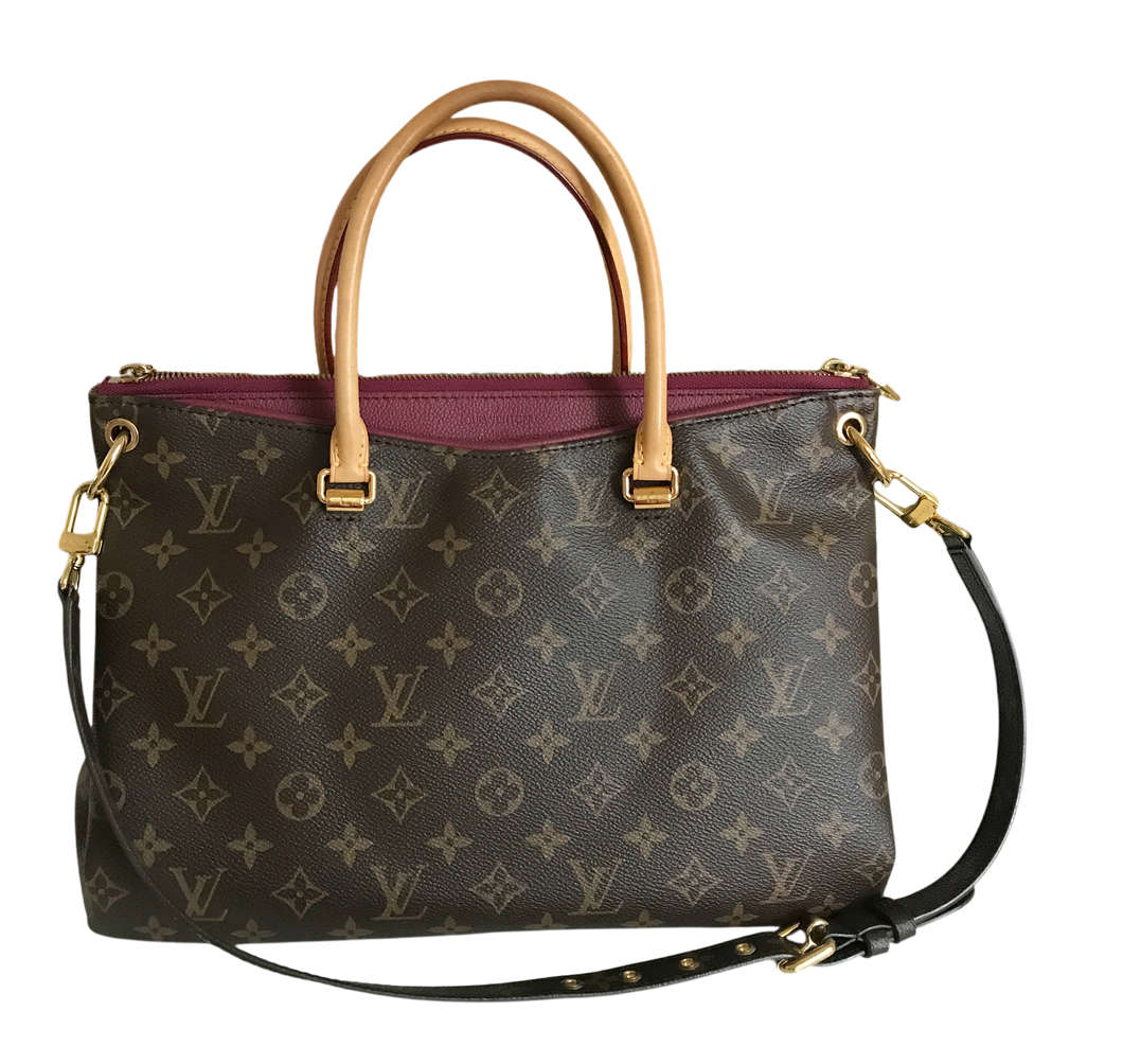 AUTHENTIC Louis Vuitton Pallas Monogram Aurore PREOWNED (WBA1347)