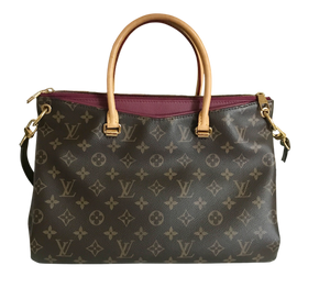 AUTHENTIC Louis Vuitton Pallas Monogram Aurore PREOWNED (WBA1347)