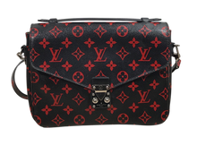 Load image into Gallery viewer, AUTHENTIC  Louis Vuitton Pochette Metis Infrarouge Monogram PREOWNED (WBA1356)