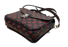 Load image into Gallery viewer, AUTHENTIC  Louis Vuitton Pochette Metis Infrarouge Monogram PREOWNED (WBA1356)