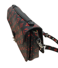 Load image into Gallery viewer, AUTHENTIC  Louis Vuitton Pochette Metis Infrarouge Monogram PREOWNED (WBA1356)
