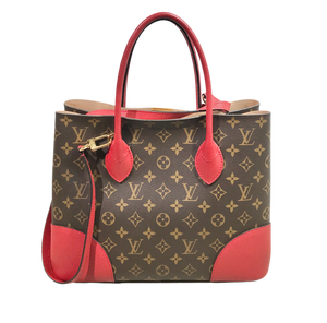AUTHENTIC Louis Vuitton Flandrin Monogram Red PREOWNED (WBA1385)