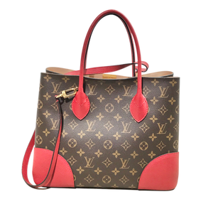 AUTHENTIC Louis Vuitton Flandrin Monogram Red PREOWNED (WBA1385)