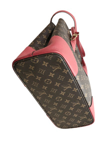 AUTHENTIC Louis Vuitton Flandrin Monogram Red PREOWNED (WBA1385)