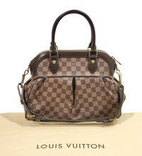 Load image into Gallery viewer, AUTHENTIC Louis Vuitton Trevi PM Damier Ebene Preowned (WBA1381)