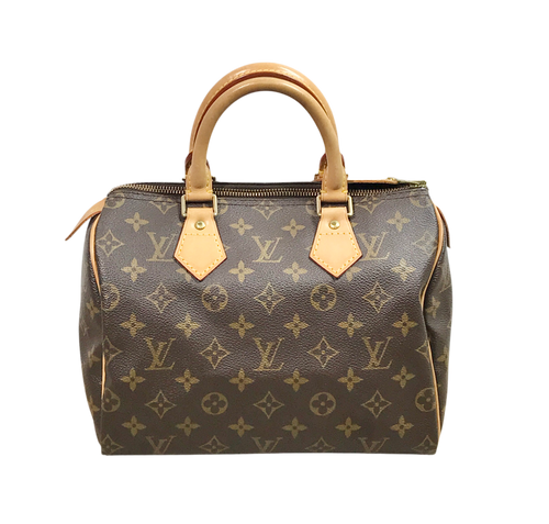 AUTHENTIC Louis Vuitton Speedy 25 Monogram PREOWNED (WBA1386)