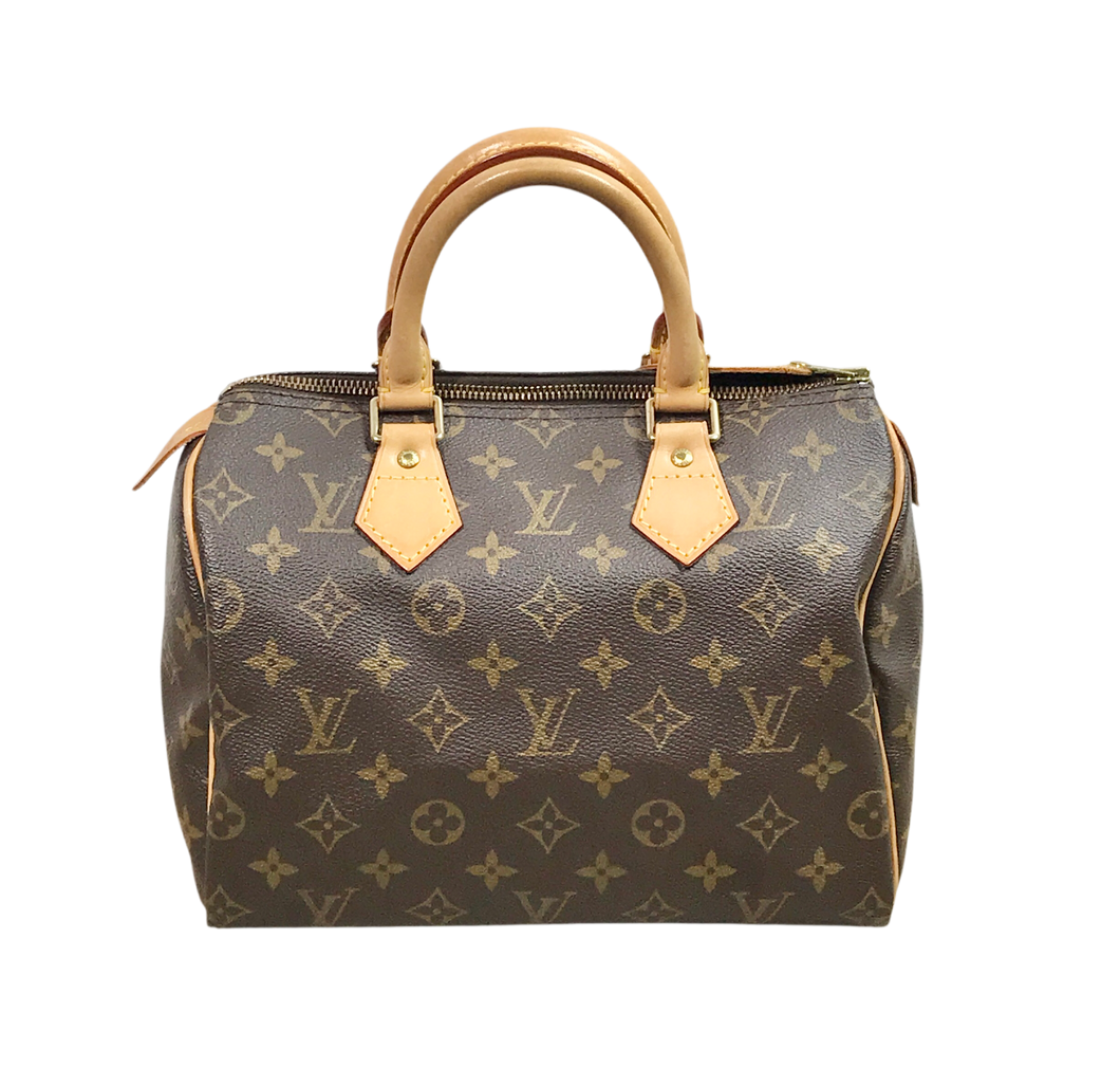 AUTHENTIC Louis Vuitton Speedy 25 Monogram PREOWNED (WBA1386)