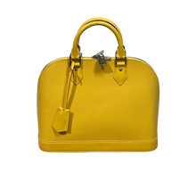 Load image into Gallery viewer, AUTHENTIC Louis Vuitton Alma Yellow Epi PM PREOWNED (WBA1332)