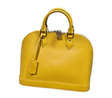 Load image into Gallery viewer, AUTHENTIC Louis Vuitton Alma Yellow Epi PM PREOWNED (WBA1332)