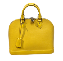 Load image into Gallery viewer, AUTHENTIC Louis Vuitton Alma Yellow Epi PM PREOWNED (WBA1332)