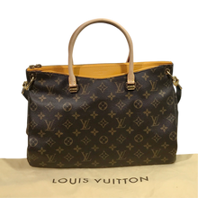 Load image into Gallery viewer, AUTHENTIC Louis Vuitton Pallas Monogram Safran PREOWNED (WBA1357)