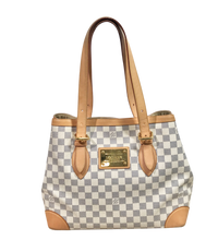 Load image into Gallery viewer, AUTHENTIC Louis Vuitton Hampstead MM Damier Azur PREOWNED (WBA1426)