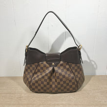 Load image into Gallery viewer, AUTHENTIC Louis Vuitton Sistina MM Damier Ebene PREOWNED (WBA1231)