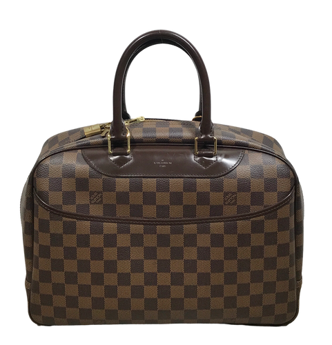 AUTHENTIC Louis Vuitton Deauville Damier Ebene PREOWNED (WBA1172)