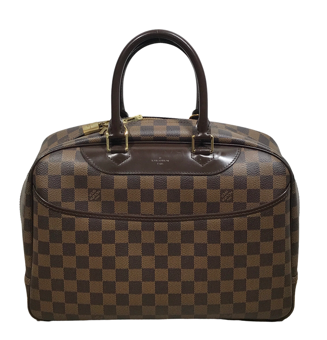 AUTHENTIC Louis Vuitton Deauville Damier Ebene PREOWNED (WBA1172)