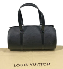 Load image into Gallery viewer, AUTHENTIC Louis Vuitton Papillon 30 Black Epi PREOWNED (WBA1147)