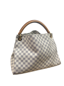 AUTHENTIC Louis Vuitton Artsy Damier Azur MM PREOWNED (WBA1271)