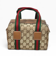 Load image into Gallery viewer, AUTHENTIC Gucci Web Mini GG Top Handle Bag NEW (WBA1554)