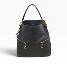 Load image into Gallery viewer, AUTHENTIC Louis Vuitton Melie Black Empreinte PREOWNED (WBA1560)