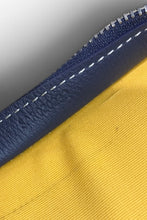 Load image into Gallery viewer, AUTHENTIC Goyard Goyardine Jouvence Toiletry Pouch MM Blue PREOWNED (WBA1346)
