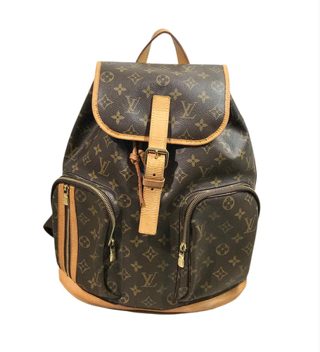 AUTHENTIC Louis Vuitton Bosphore Monogram Backpack PREOWNED (WBA1382)