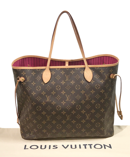 AUTHENTIC Louis Vuitton Neverfull GM Monogram PREOWNED (WBA1209)