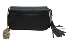 Load image into Gallery viewer, AUTHENTIC Gucci Soho Black Flap Crossbody Medium NEW (WBA1219)