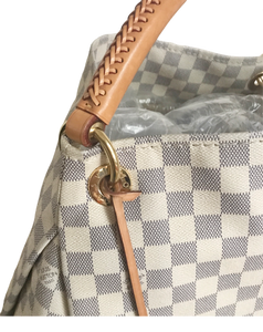 AUTHENTIC Louis Vuitton Artsy Damier Azur MM PREOWNED (WBA1182)