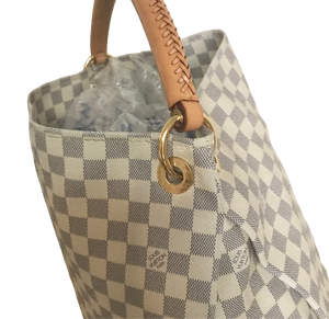 AUTHENTIC Louis Vuitton Artsy Damier Azur MM PREOWNED (WBA1182)