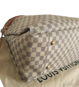 AUTHENTIC Louis Vuitton Artsy Damier Azur MM PREOWNED (WBA1182)