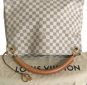 AUTHENTIC Louis Vuitton Artsy Damier Azur MM PREOWNED (WBA1182)