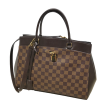 Load image into Gallery viewer, AUTHENTIC Louis Vuitton Rivoli MM Damier Ebene PREOWNED (WBA1159)